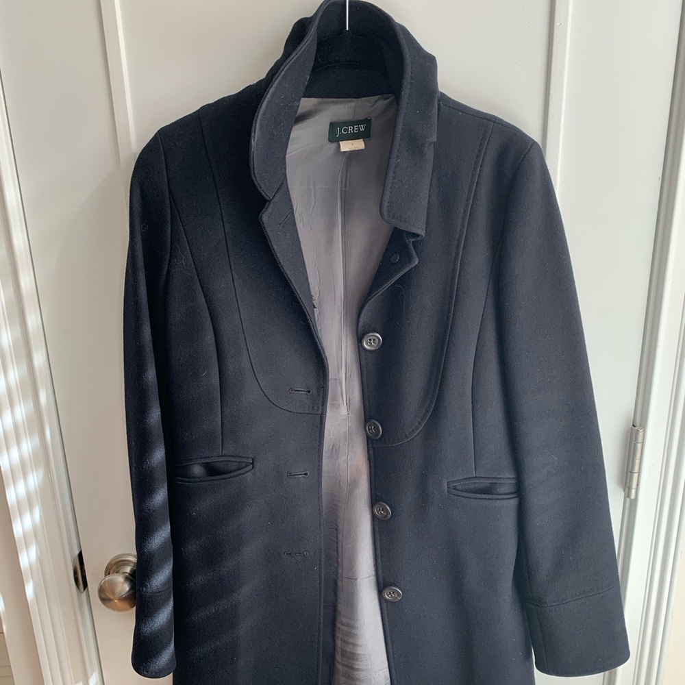 Black Bella coat jcrew 2007